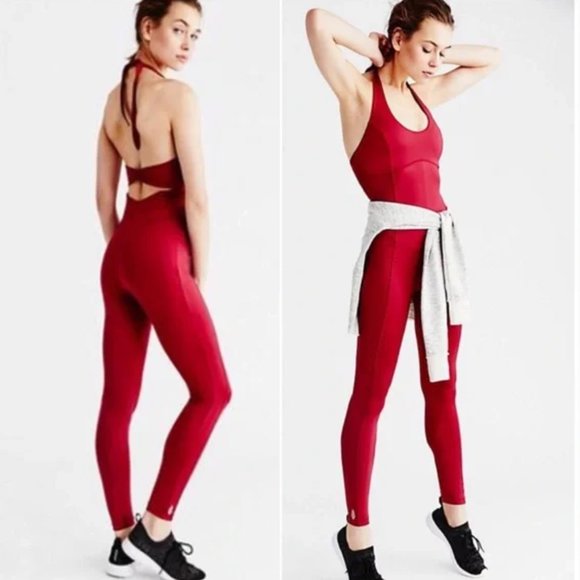 Free People Free Movement Karen Catsuit\Bodysuit  NWT M - Picture 1 of 8